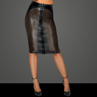 Wetlook lasercut rok