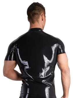 Latex shirt met rits