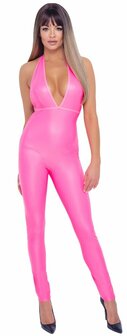 Roze matlook catsuit