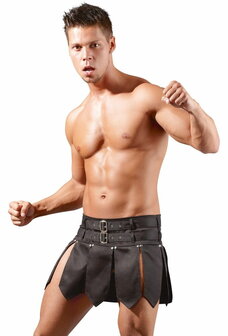 zwarte rok in stoere gladiatorstijl