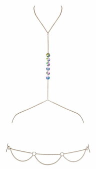 zes grote, fonkelende hologram steentjes