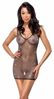 Mini jurkje met strass steentjes