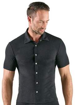 Glinsterende zilverkleurige Lurex look