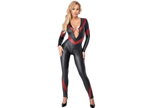 Tweekleurige catsuit