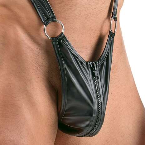 dubbele rits in de pouch