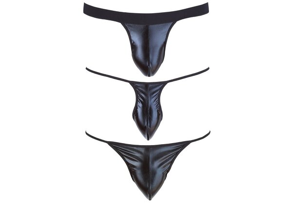 3 wetlook strings