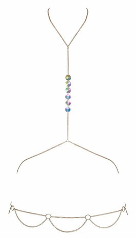 zes grote, fonkelende hologram steentjes