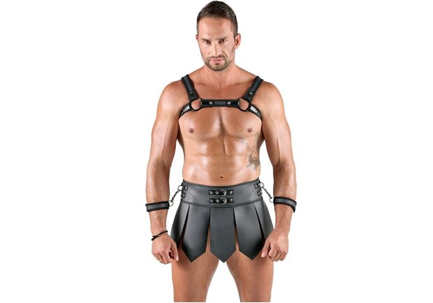 Gladiator set met rok & borstharnas