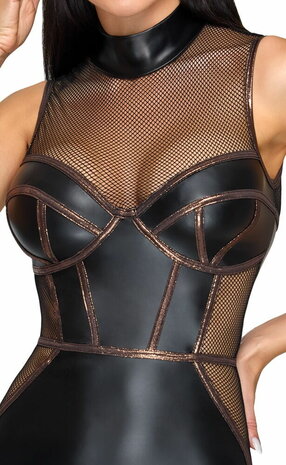 Corset-look accenten in ros&eacute;goud